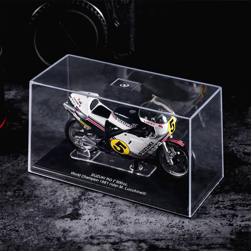 Honda NSR500cc Metal Simulation Two-stroke Motorcycle Sports Motorcycle Model Boutique Collection with Acrylic Display Box
