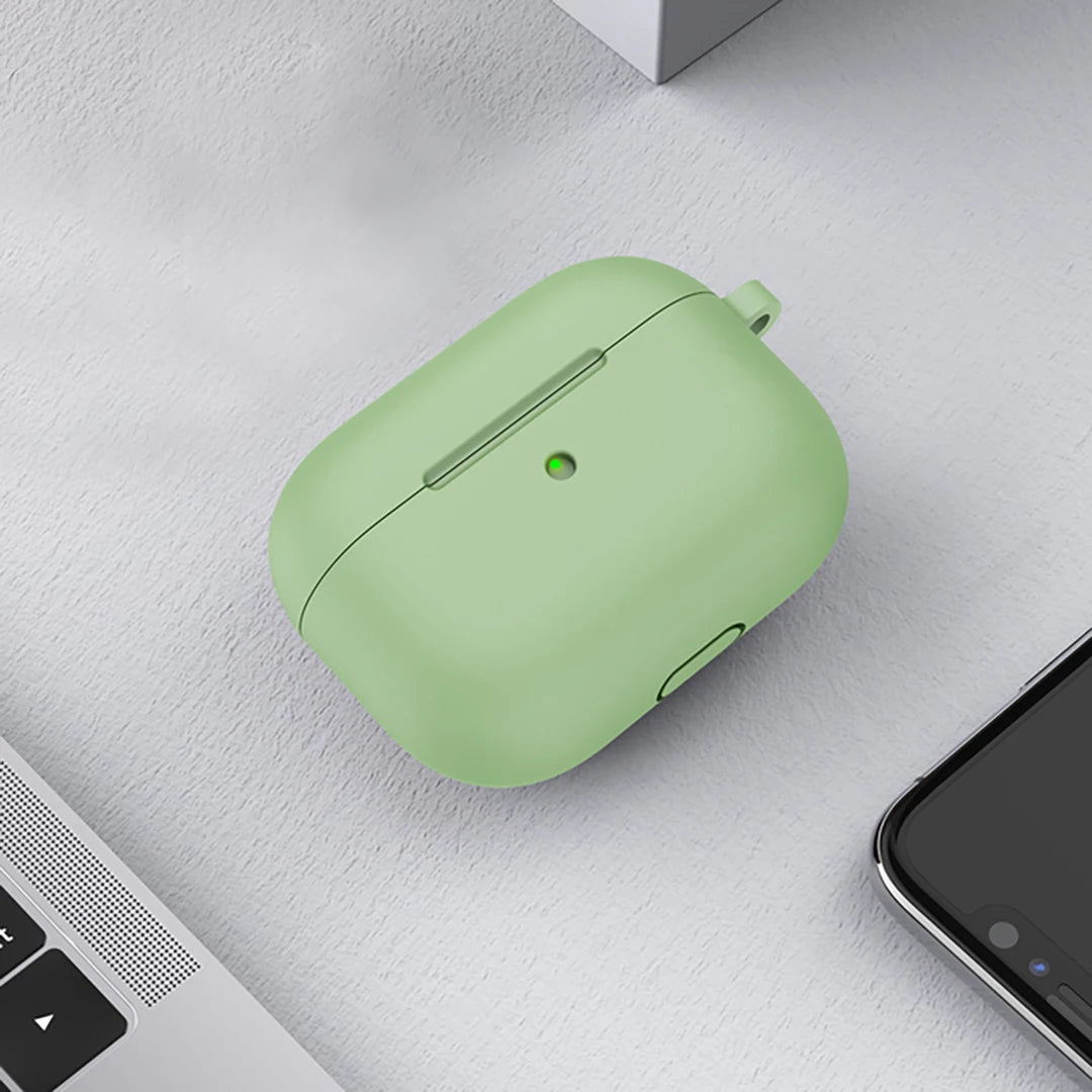 Casos de silicone macio para apple airpods 4 bluetooth sem fio fone de ouvido capa para airpods 4 cor doce ultra-fino capa protetora