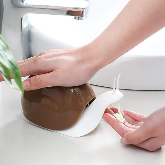 Snail-Shape Liquid Soap Dispenser (Random Colour)