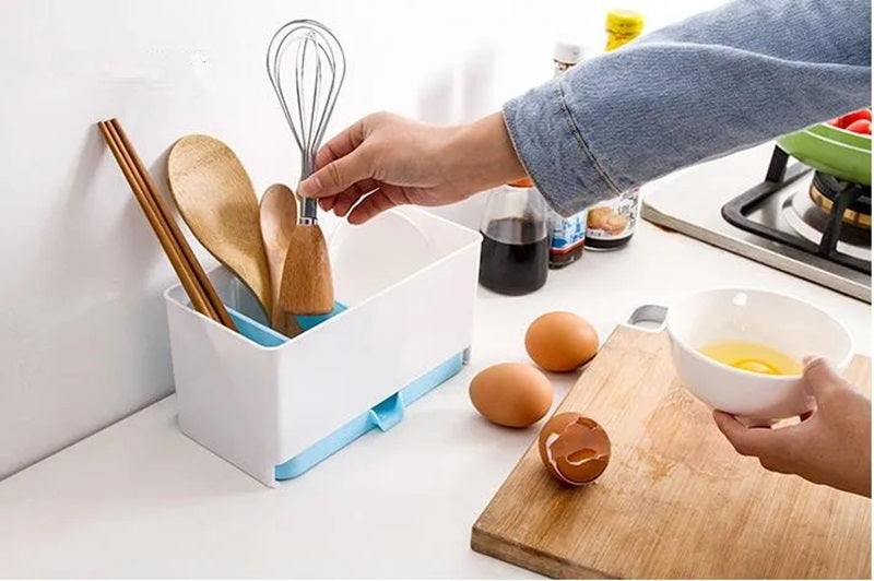 3 Compartment Plastic Drain Rack