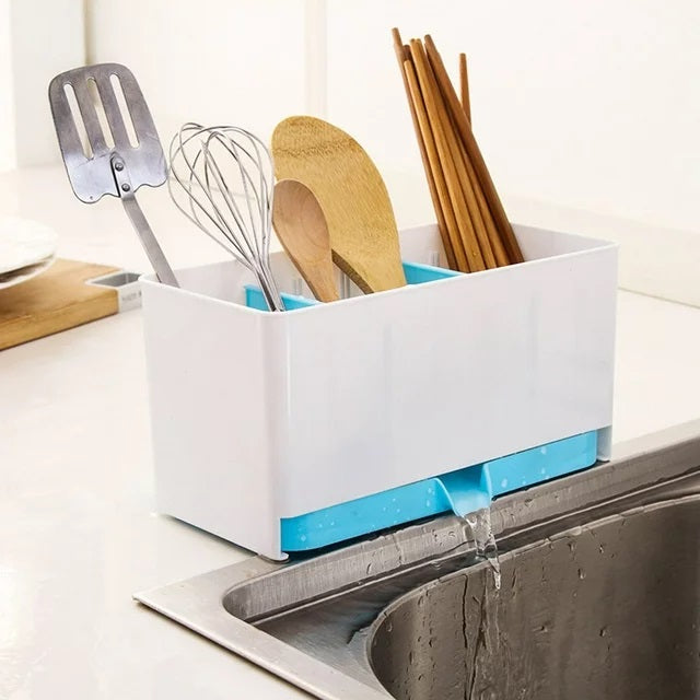 3 Compartment Plastic Drain Rack