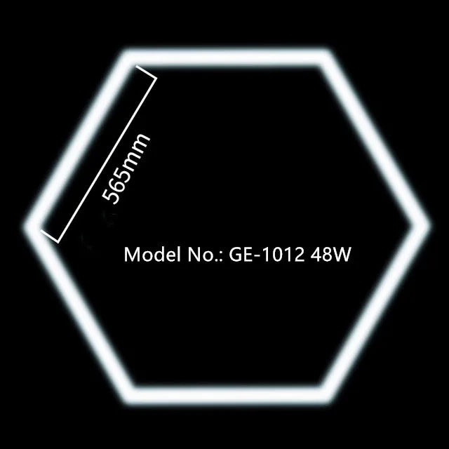 3 Years Warranty Honeycomb Led Light Garage Light Hexagon Led lamp Led Tube Ceiling Lighting For Auto Car Body Repair Workshop