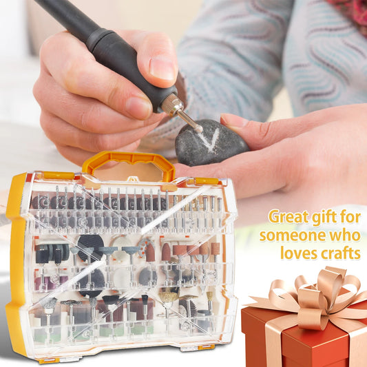 302Pcs Abrasive Rotary Tool Accessories Set Electric Mini Drill Bit Kit Sanding Polishing Cutting Engraving Heads For Dremel