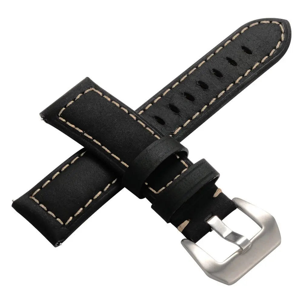20mm 22mm Quick Release Leather Straps for Zeblaze Beyond 2 Quality Genuine Retro Genuine Leather Watchband Accessories