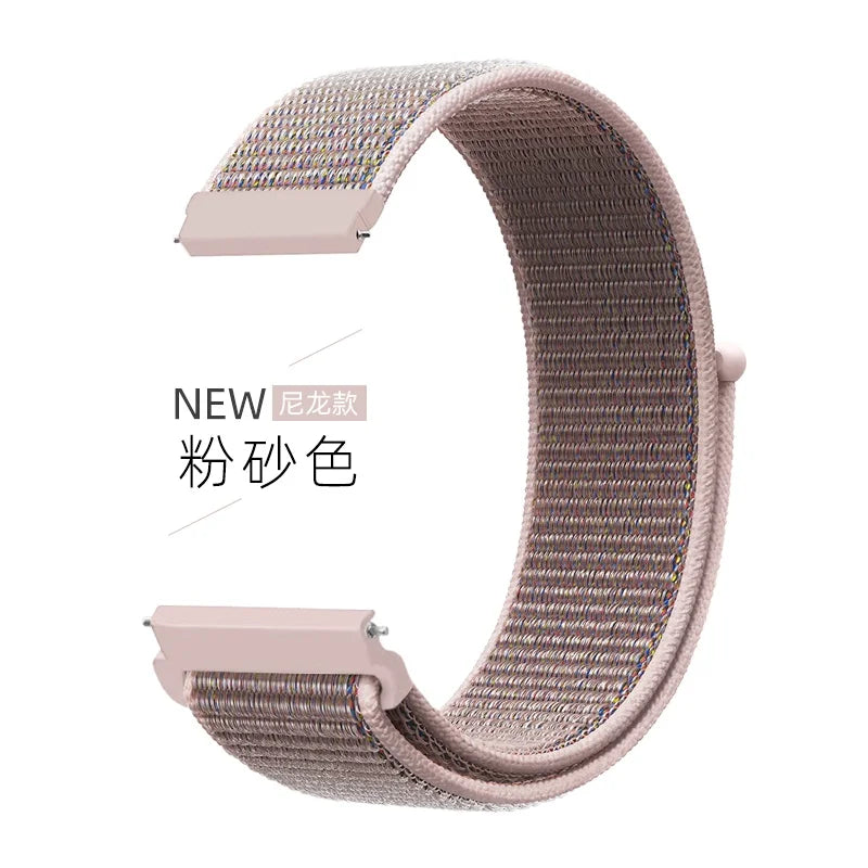 22mm Nylon Loop Strap for Zeblaze Vibe 7 Lite Pro Smartwatch Replacment Bracelet Sport Watchband Correa for Zeblaze Vibe 7 Band