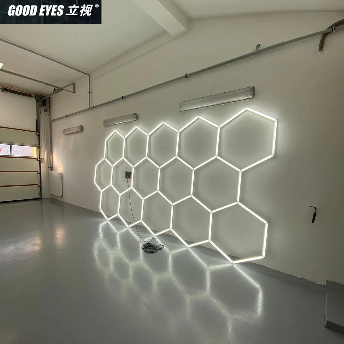 3 Years Warranty Honeycomb Led Light Garage Light Hexagon Led lamp Led Tube Ceiling Lighting For Auto Car Body Repair Workshop