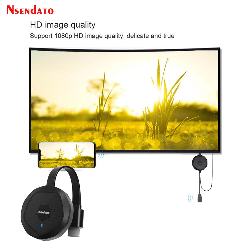 Mirascreen G28 2.4G/5G Wireless WiFi Display TV Dongle Receiver HDMI-compatible TV Stick for DLNA Miracast Android IOS Windows