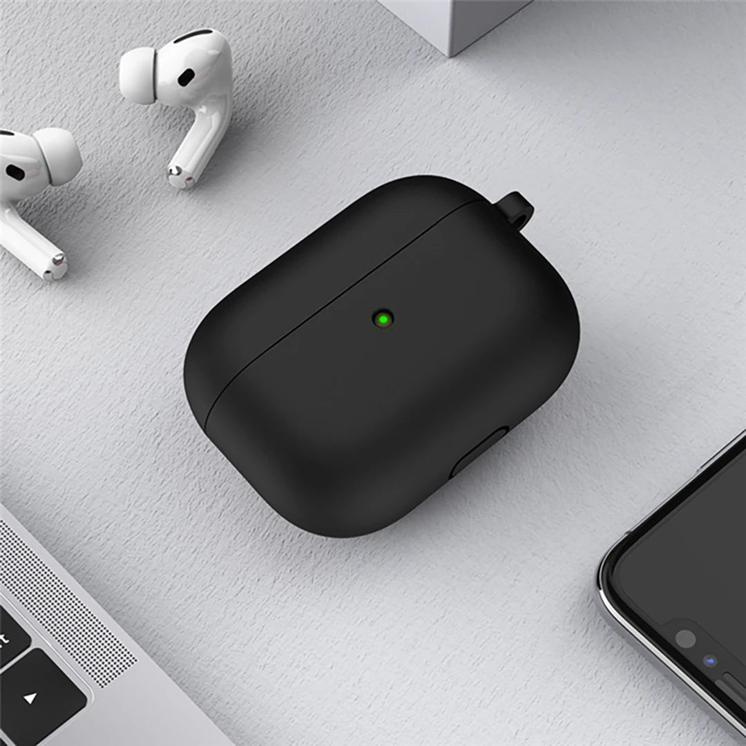 Casos de silicone macio para apple airpods 4 bluetooth sem fio fone de ouvido capa para airpods 4 cor doce ultra-fino capa protetora