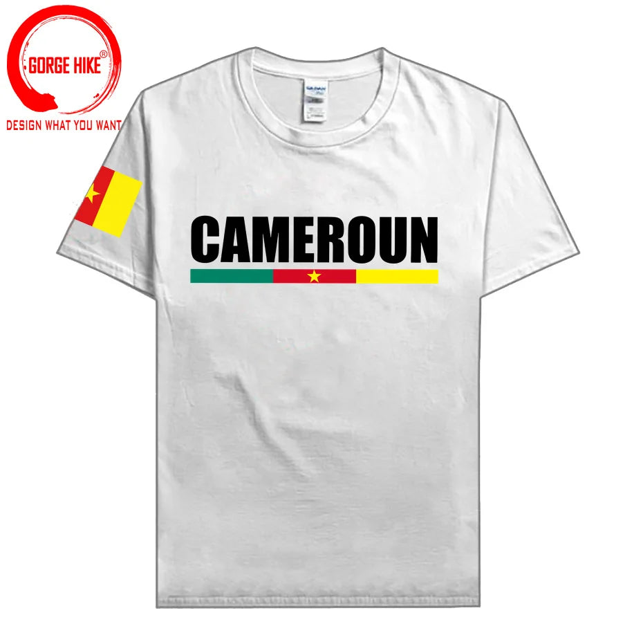 Cameroon Flag T Shirt Men Fashion 2024 Jersey Nation Team T-shirt Clothing Tees Country Sporting CMR Cameroun Cameroonian tshirt