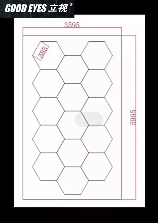 3 Years Warranty Honeycomb Led Light Garage Light Hexagon Led lamp Led Tube Ceiling Lighting For Auto Car Body Repair Workshop