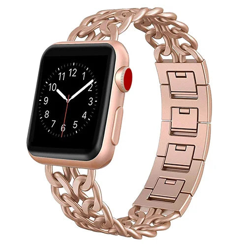 Stainless Strap for Apple Watch Ultra 87654SE Band Metal Bracelet Wristband for iWatch Series 49mm 45mm 41mm 44mm 40mm 38mm 42mm