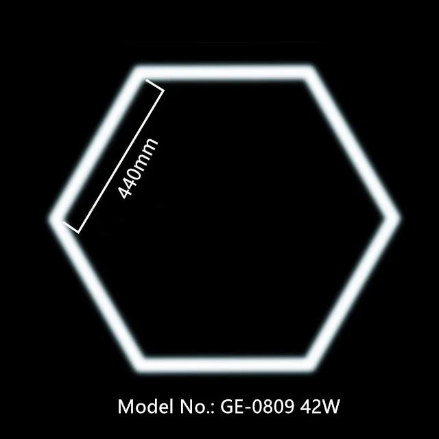 3 Years Warranty Honeycomb Led Light Garage Light Hexagon Led lamp Led Tube Ceiling Lighting For Auto Car Body Repair Workshop