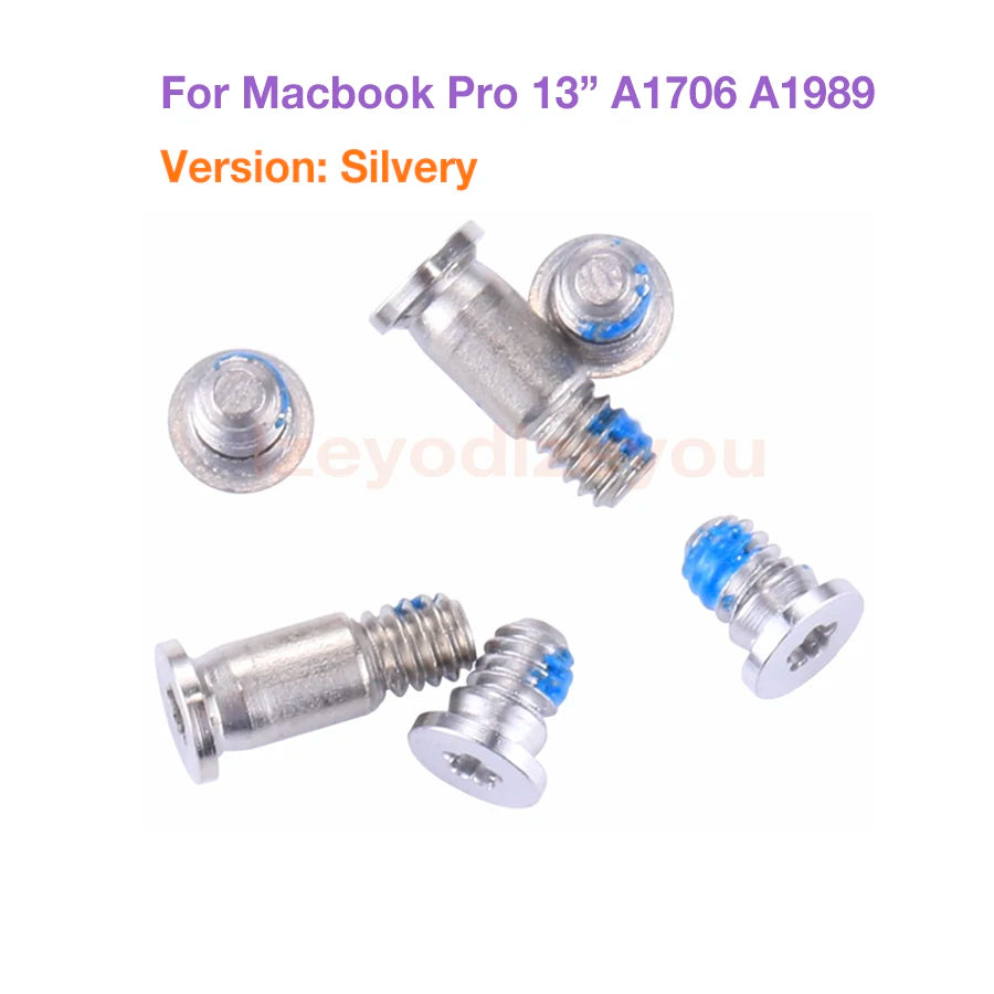 NEW Bottom Screws For Apple MacBook Pro A1706 A1989 A1707 A1990 A1708 A2159 Bottom Case Cover Notebook Retina Screws Set 6PCS