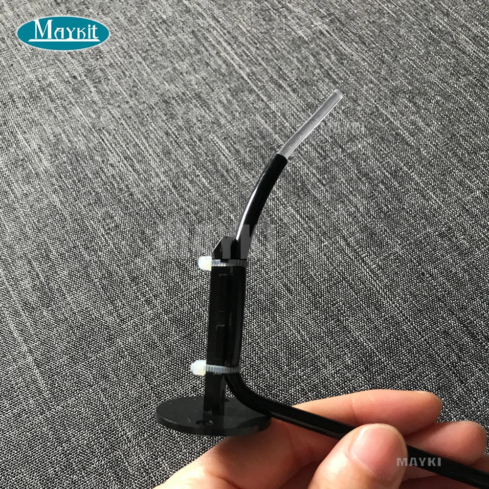 Suporte de fixação plástica para piso estrelado, jaqueta preta, cabo de fibra óptica, piscina