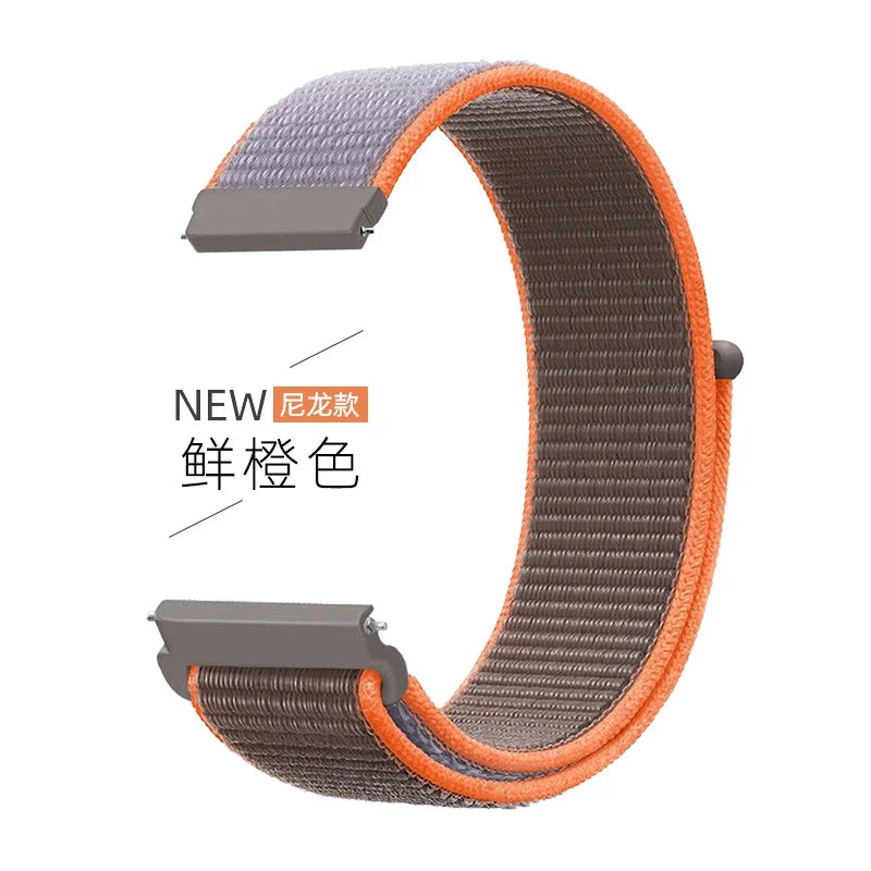 22mm Nylon Loop Strap for Zeblaze Vibe 7 Lite Pro Smartwatch Replacment Bracelet Sport Watchband Correa for Zeblaze Vibe 7 Band