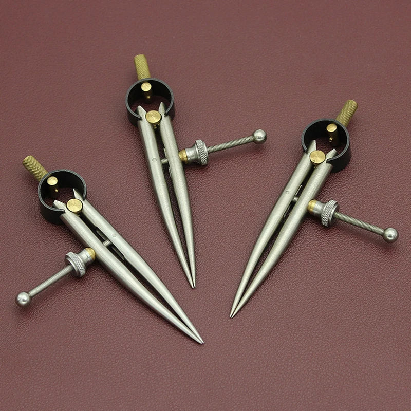 BAVER Leather Craft Adjustable Wing Divider Spacing Compass Precision Drawing Tools