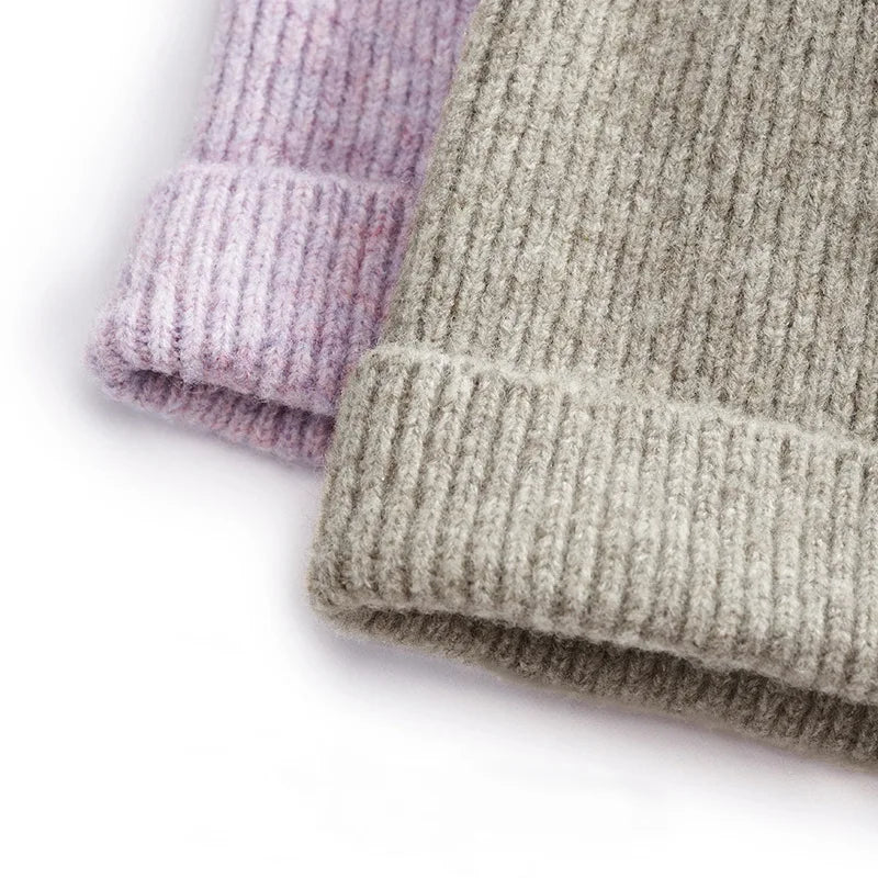 Naturehike Unisex Flanging Flower Yarn knitted Hat Man Winter Warm Hats Difficult Pilling Windproof Woman's Outdoor Cap Hikking