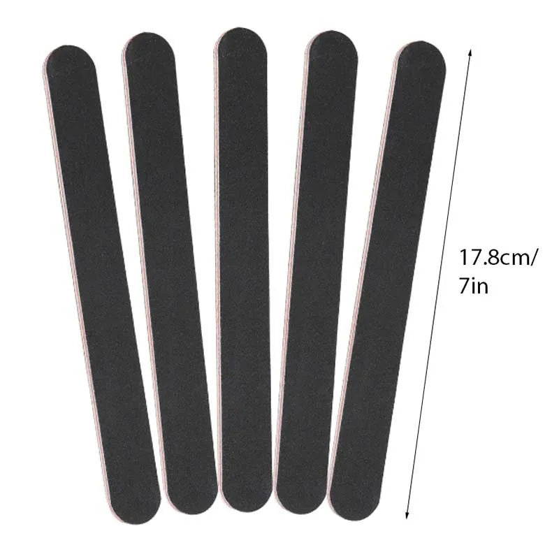 10Pcs Leather Edge Polishing Strips Set Double Side Grinding Sandpaper For Leather Finishing Edge Grinding Bar DIY Sanding Tool