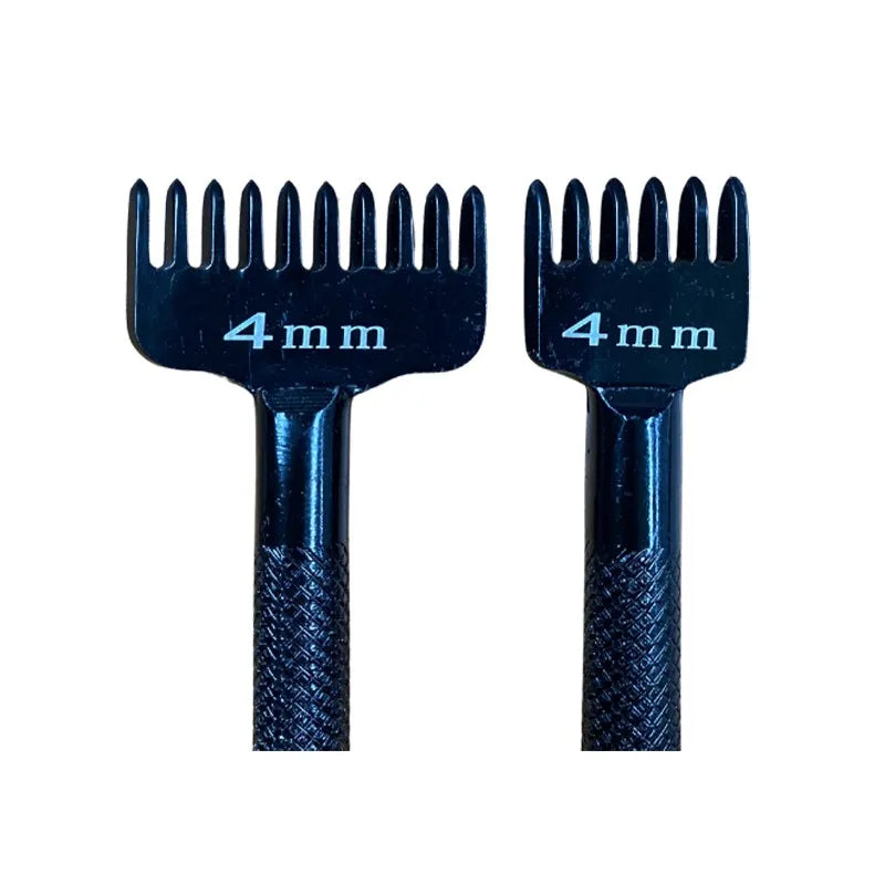 1Pc หนัง Chop Hole Punch Lacing เย็บ Perforate เครื่องมือ Rhombus เฉียง Chisel DIY เครื่องมือเจาะรู4มม