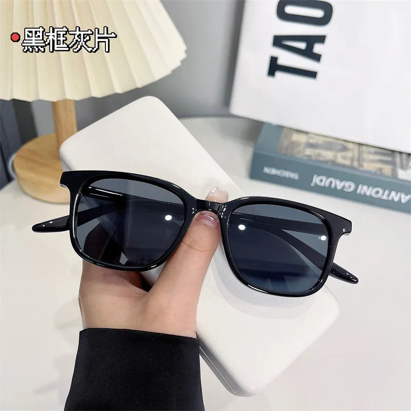 2023 Luxurious Rectangle Sunglasses Women Vintage Brand Designer Square Sun Glasses Men Shades Female Eyewear Eyeglasses Lenses