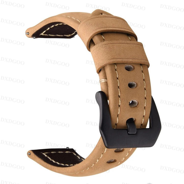 20mm 22mm Quick Release Leather Straps for Zeblaze Beyond 2 Quality Genuine Retro Genuine Leather Watchband Accessories
