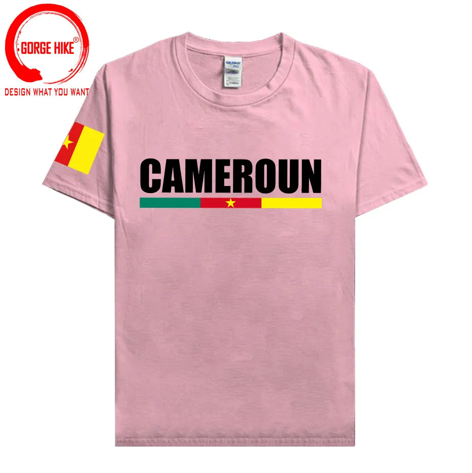 Cameroon Flag T Shirt Men Fashion 2024 Jersey Nation Team T-shirt Clothing Tees Country Sporting CMR Cameroun Cameroonian tshirt