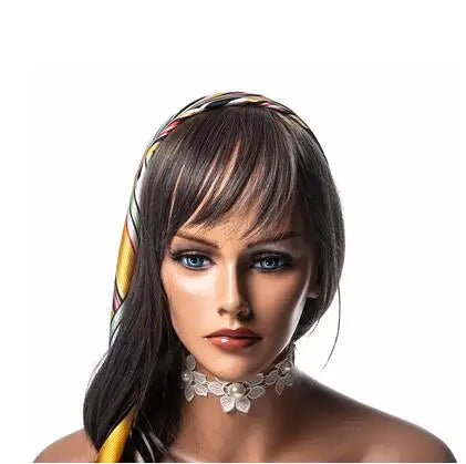 Female Realistic Head Mannequin with Shoulder, No Wig Display Model, Dark Brown and Beige Colors,for Hat Glasses, E185, 20Style