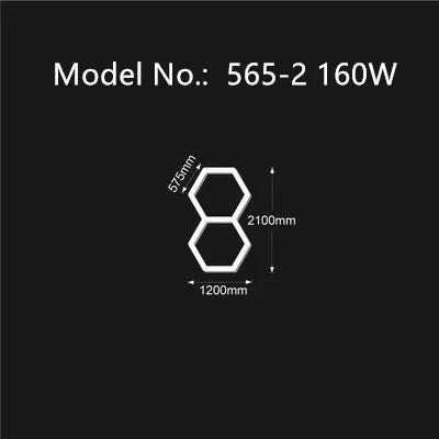 3 Years Warranty Honeycomb Led Light Garage Light Hexagon Led lamp Led Tube Ceiling Lighting For Auto Car Body Repair Workshop