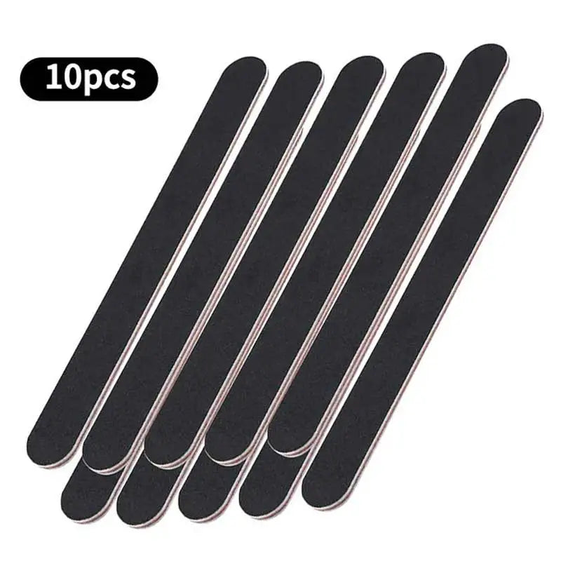 10Pcs Leather Edge Polishing Strips Set Double Side Grinding Sandpaper For Leather Finishing Edge Grinding Bar DIY Sanding Tool