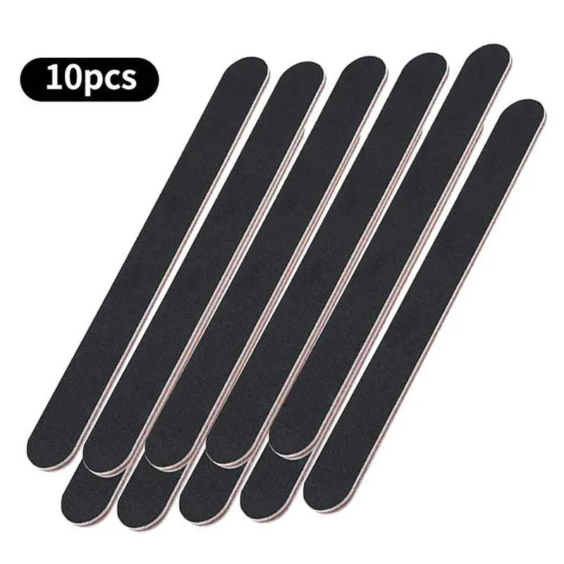 10Pcs Leather Edge Polishing Strips Set Double Side Grinding Sandpaper For Leather Finishing Edge Grinding Bar DIY Sanding Tool