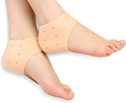 Silicone Gel Heel Pad Socks for Pain Relief for Men and Women