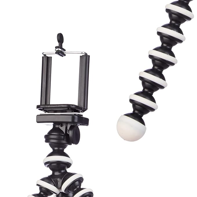 Portable Gorilla Tripod Stand with Adjustable Phone Holder – Ideal for Vlogging, Selfies & Time-Lapse Shots
