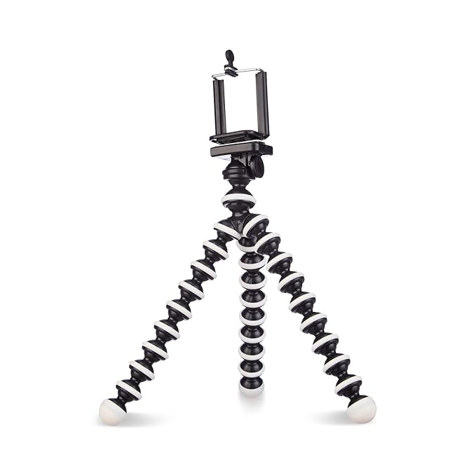Portable Gorilla Tripod Stand with Adjustable Phone Holder – Ideal for Vlogging, Selfies & Time-Lapse Shots
