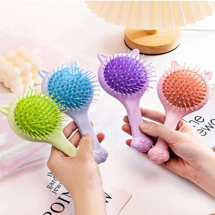 Cat Paw Shape Mirror Comb