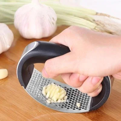 Stainless Steel Garlic Press Chopper Crusher