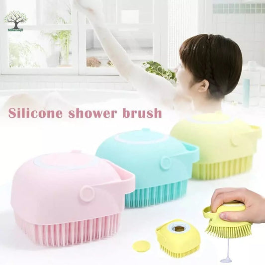Soft Silicone Bath Massage Brush (Random Color)