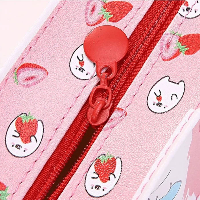 Creative Milk Cartoons Pencil Pouch (Random Print )