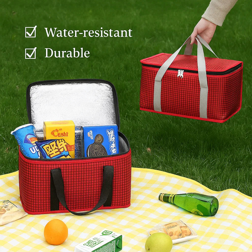 Insulated Picnic Tiffin Food Bag Large Size