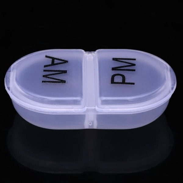2 Grid AM-PM Pill Storage Box [Buy 1 Get 1 Free]