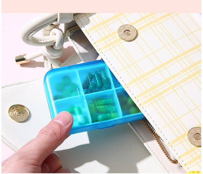 6 Grid Mini Portable Pill Box