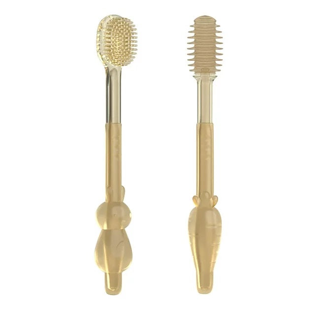 3 in 1 Silicone Baby Toothbrush