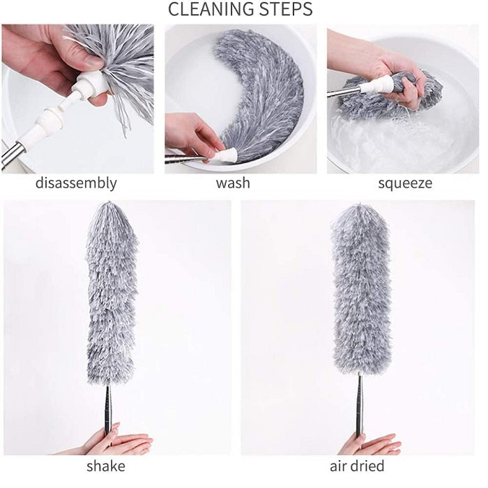 Extendable Microfiber Feather Duster