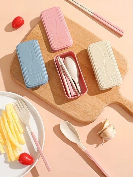 Foldable Tableware Set Fork , Spoon & Chopsticks