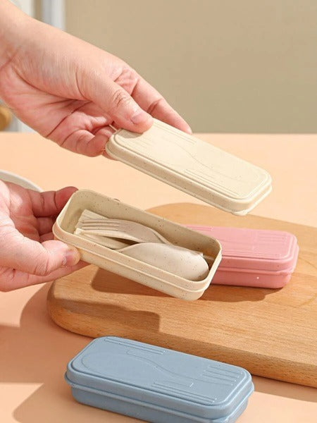 Foldable Tableware Set Fork , Spoon & Chopsticks