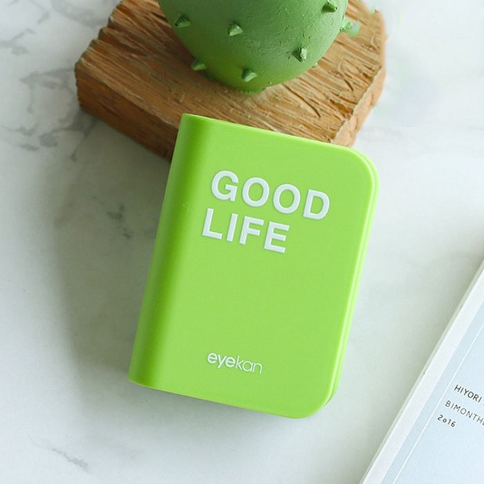 Diary Shaped  Good Life Eye Lens Case (Random Color)