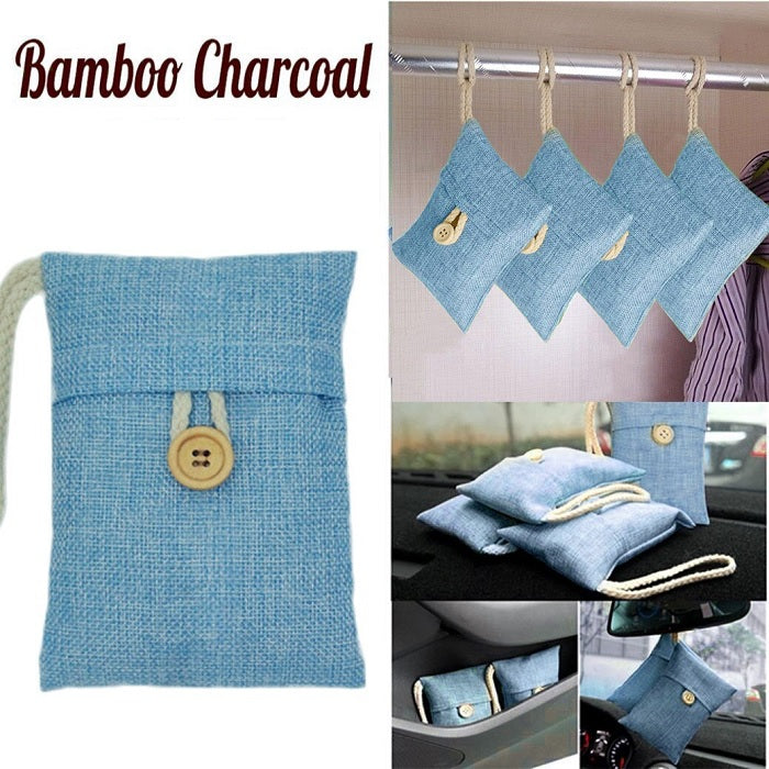 Car Bamboo Charcoal Air Freshener Bag (Random)