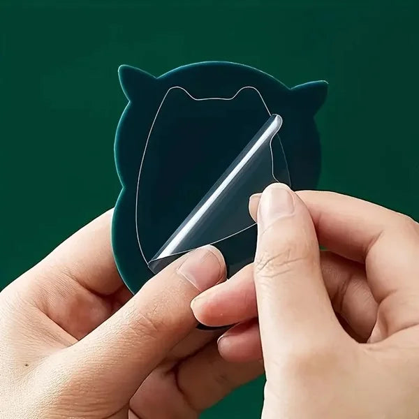 Owl Sticky Wall Hook (Pack of 3 Pcs)