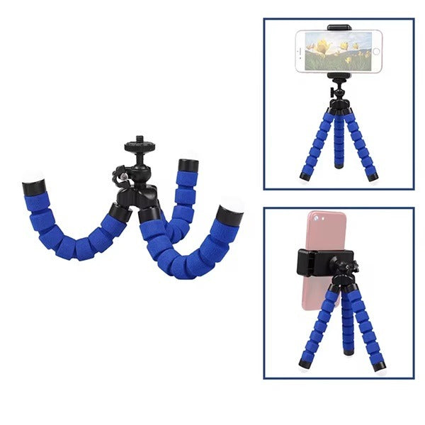 Adjustable Flexible Phone Holder, Mini Tripod for Mobile, Portable and Flexible Adjustable Cell Phone Stand Holder