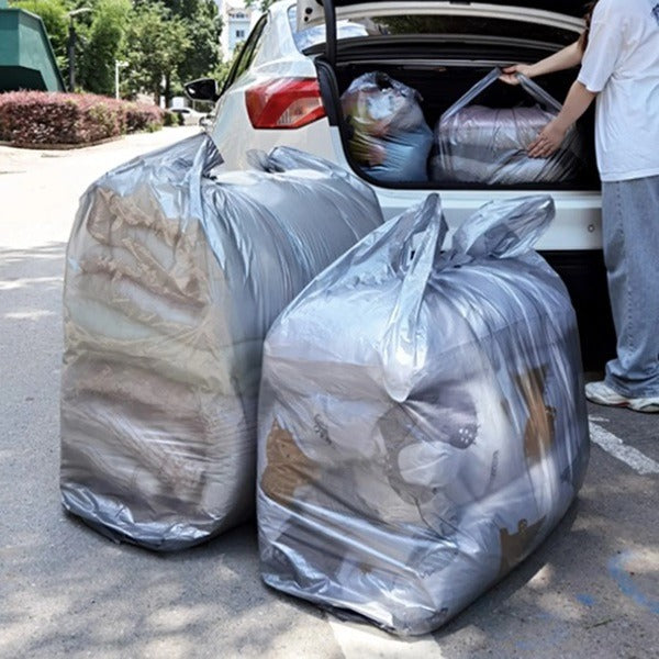 10 Pcs Extra Large Packing Bag (75*110 cm), Capacity Packing Bag Set, Portable Blanket or Pillow Storage Bag with Handles Large Thickened Quilt Large Moving House Luggage Bags Moisture-proof Clothes Storage Bag