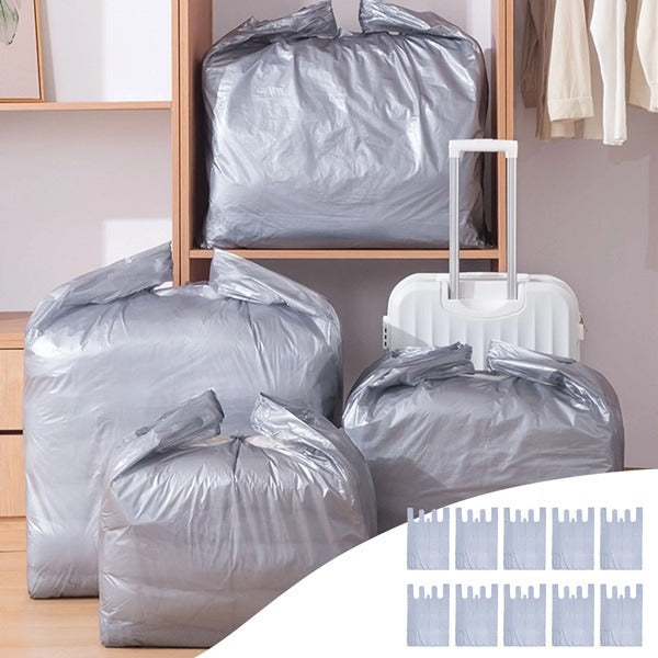 10 Pcs Extra Large Packing Bag (75*110 cm), Capacity Packing Bag Set, Portable Blanket or Pillow Storage Bag with Handles Large Thickened Quilt Large Moving House Luggage Bags Moisture-proof Clothes Storage Bag